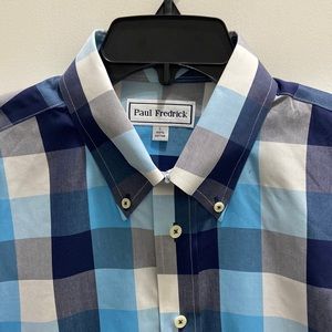 PAUL FREDRICK Men’s Casual Button Down Shirt